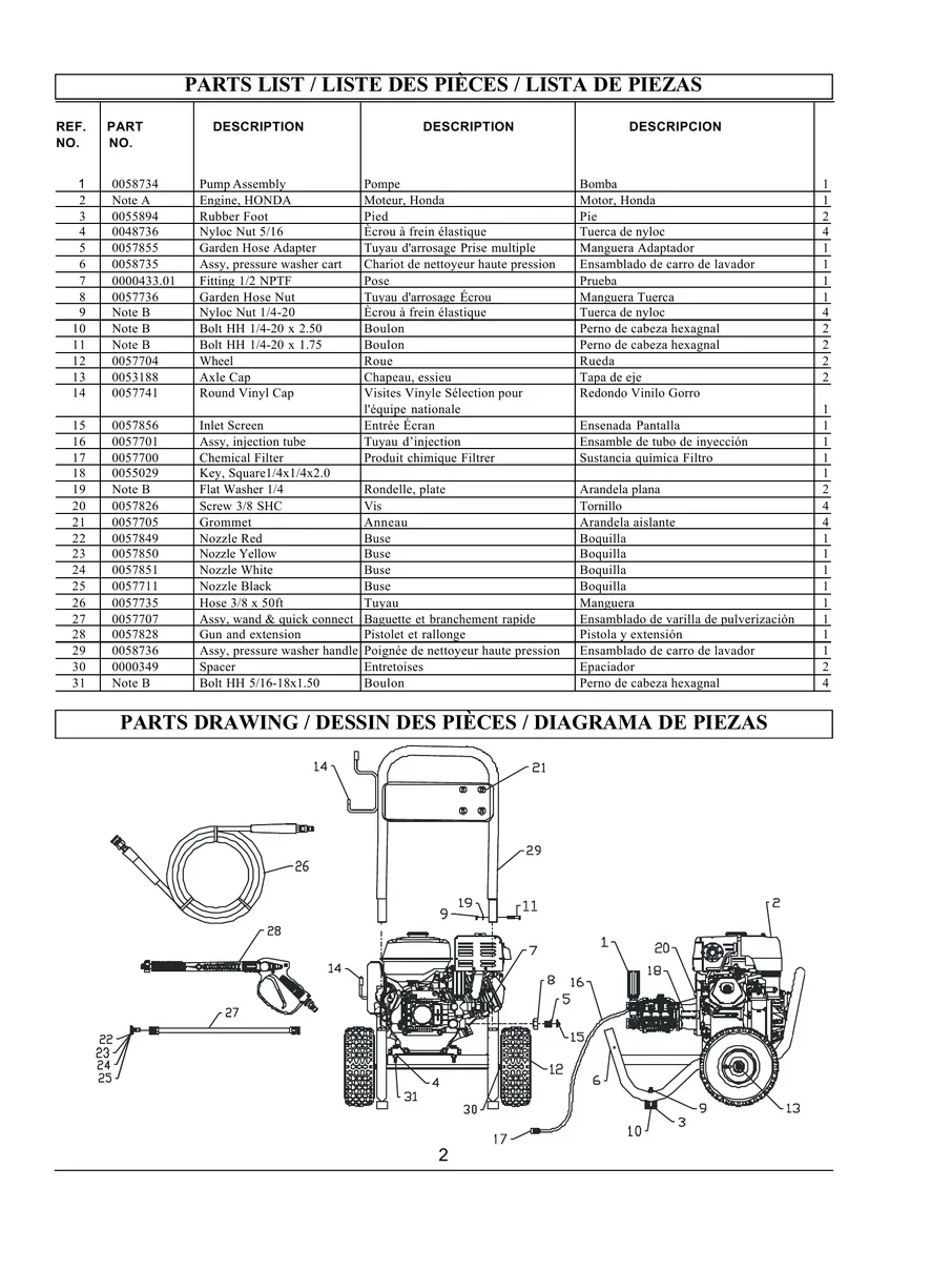 COLEMAN POWERMATE, PW0923001, IPL.2